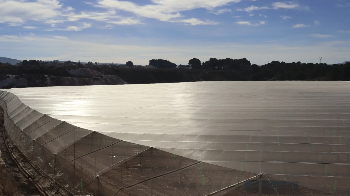 Invenadero parral plano